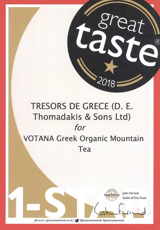 gta 2018 votana mountain tea Votana greek organic mountain tea GREAT TASTE 1 STARS